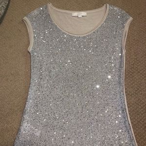 Sequin Blouse from Loft